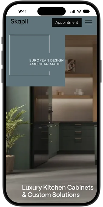 On an iPhone. Custom cabinetry, West Sacramento CA